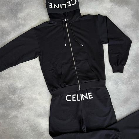 celine tracksuit hoodie|celine tracksuit bottoms.